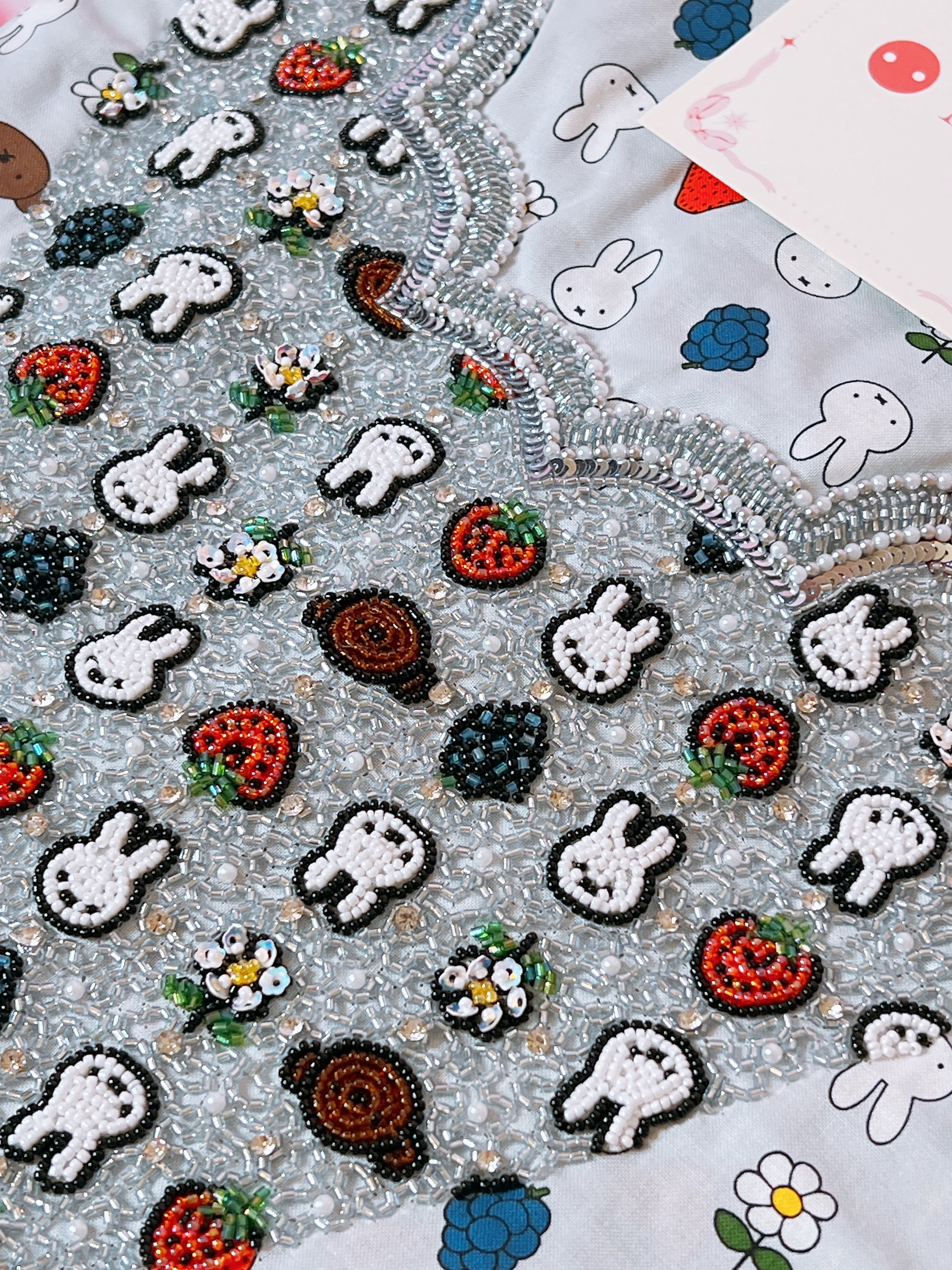 Miffy Summer Berries in Silver
