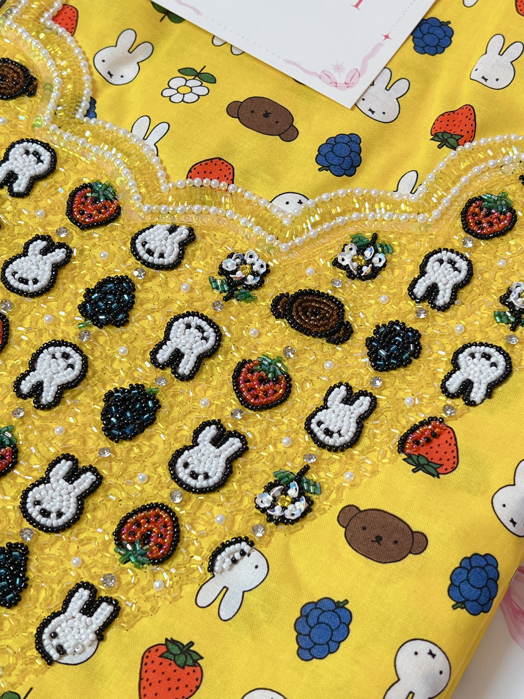 Miffy Summer Berries in Yellow