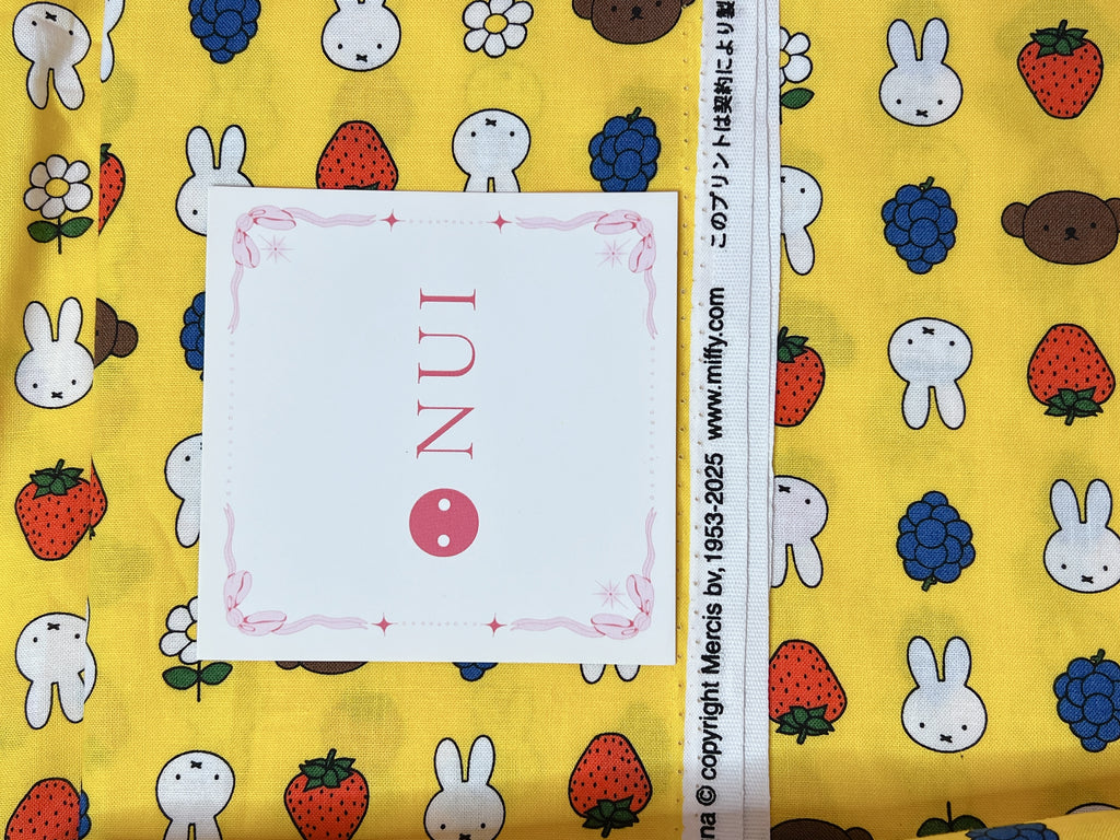 Miffy Summer Berries in Yellow